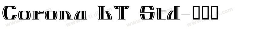 Corona LT Std字体转换
